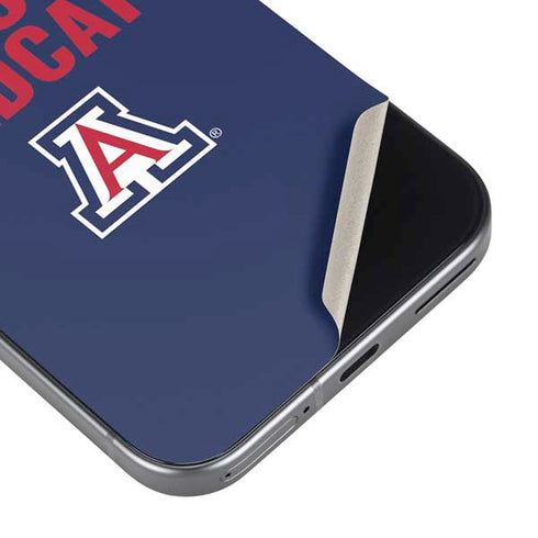 University of Arizona Wildcats Logo Split Blue Google Pixel 9 Skin